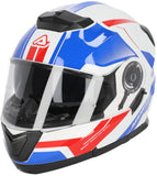 ACERBIS SEREL 22.06 Modular Helmet White Blue Red