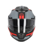ACERBIS SEREL 22.06 Motorcycle Modular Helmet Black Red
