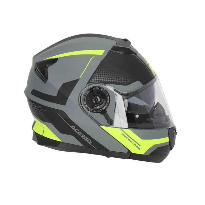 ACERBIS SEREL 22.06 Modular Helmet Black Fluorescent Yellow