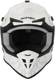 ACERBIS LINEAR 22.06 Motorcycle Motocross Helmet White