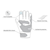 BELA - Boom Winter WP.Lady Textile Glove Black/Fluor Yellow - SECURTEX MOTOR SL (t/a MaximoMoto)