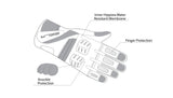 BELA - Highway Winter WP Leather Glove Black/Red - SECURTEX MOTOR SL (t/a MaximoMoto)