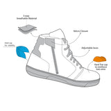 Bela Atlas Men Urban Motorcycle Leather Boots Black