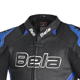 BELA - Rocket man leather jacket Black/Blue - SECURTEX MOTOR SL (t/a MaximoMoto)