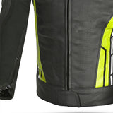 BELA - Rocket man leather jacket Black/Fluor Yellow - SECURTEX MOTOR SL (t/a MaximoMoto)
