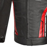 BELA - Rocket man leather jacket Black/Red - SECURTEX MOTOR SL (t/a MaximoMoto)