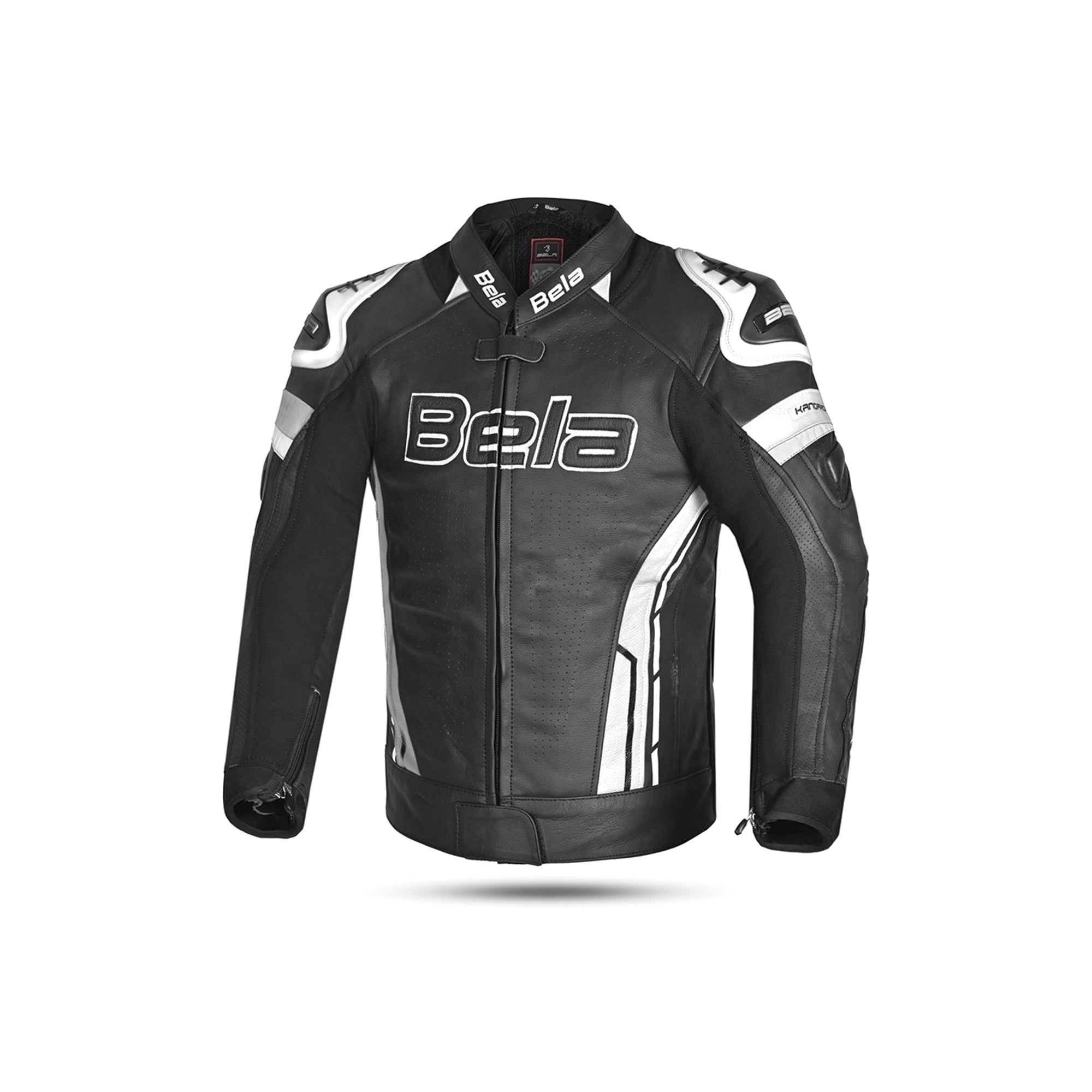 BELA - Rocket man leather jacket Black/White - SECURTEX MOTOR SL (t/a MaximoMoto)