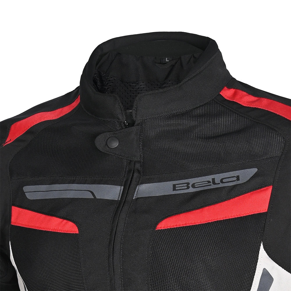 BELA - Sprinter Lady Textile Jacket Black/Ice/Red - SECURTEX MOTOR SL (t/a MaximoMoto)