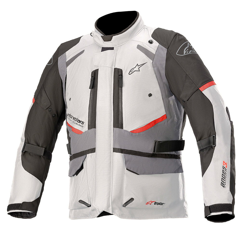 Alpinestars Andes V3 Drystar Jacket Ice Grey & Dark Grey - front pic
