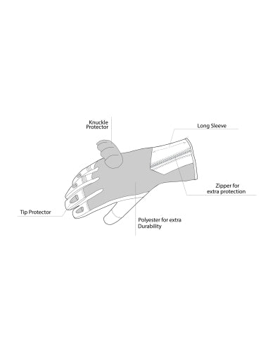 BELA - Explorer Winter WP Textile Gloves Black/Fluor Yellow - SECURTEX MOTOR SL (t/a MaximoMoto)