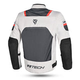 R-TECH - Spiral Mesh Textile Jacket Black/White/Grey/Red - SECURTEX MOTOR SL (t/a MaximoMoto)