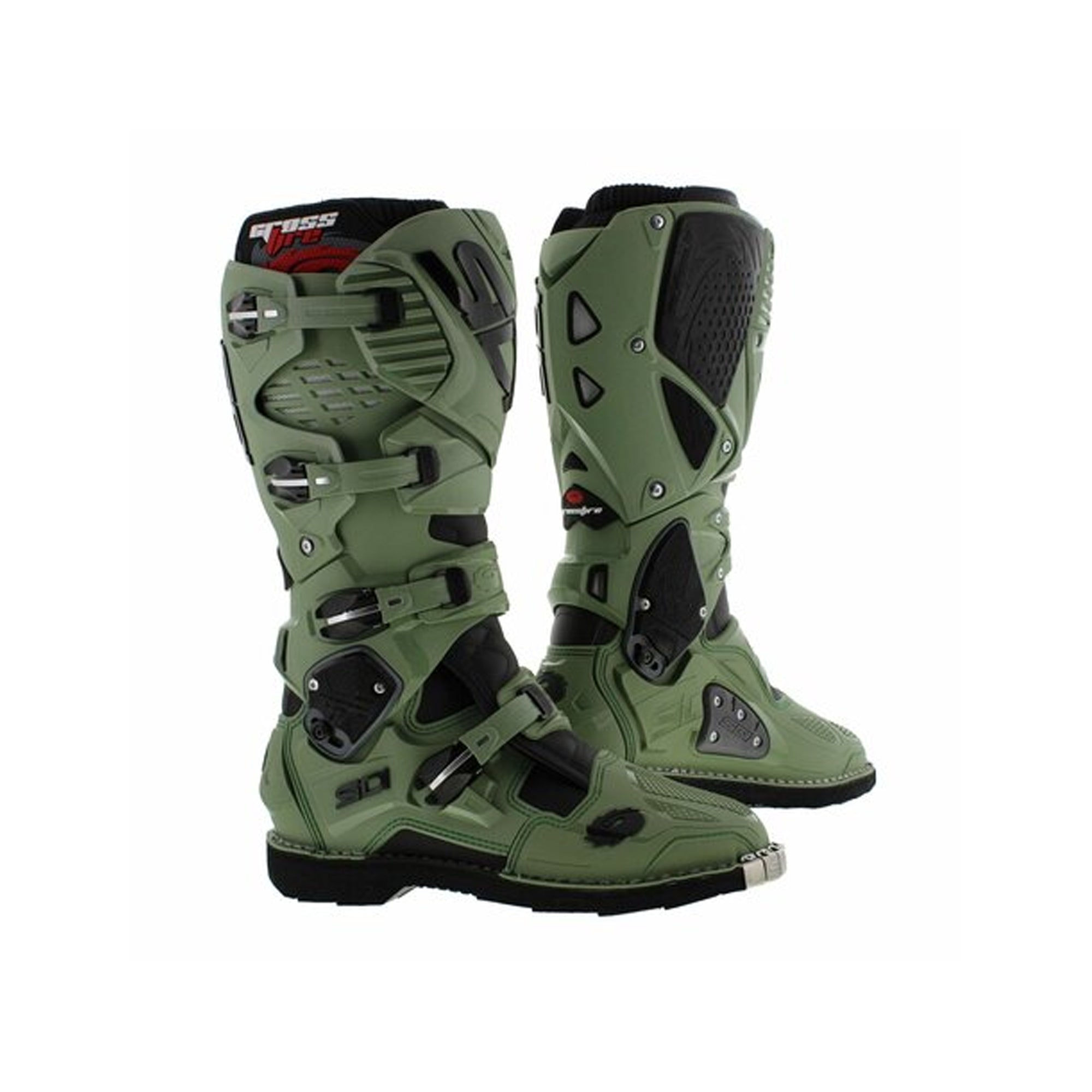 SIDI - CROSSFIRE 3 SRS BOOTS MILITARY GREEN / BLACK - SECURTEX MOTOR SL (t/a MaximoMoto)