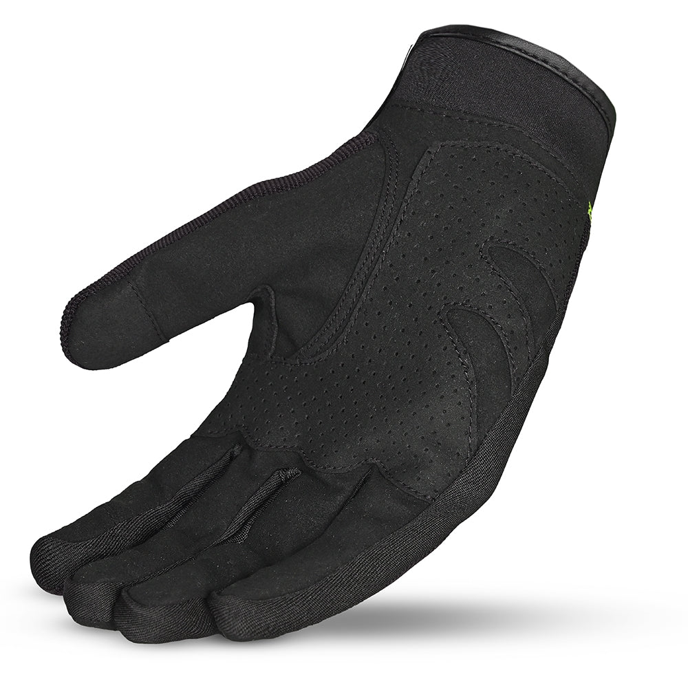 SHUA - Guantes Textil Shot Lady Negro/Amarillo - SECURTEX MOTOR S.L (t/a MaximoMoto)