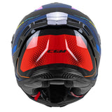 CGM SHOT VILLAIN 363G CASCO DE MOTO AZUL PURPURA ROJO