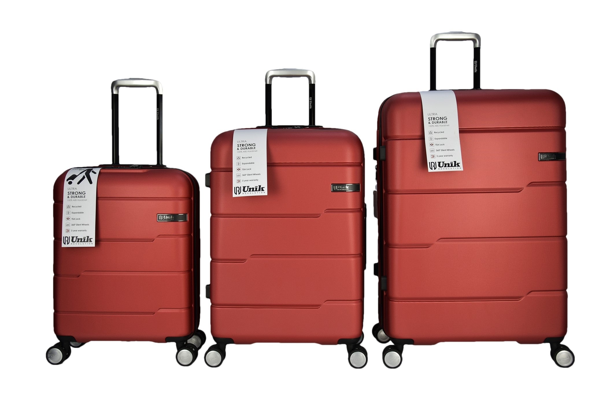 UNIK - VIGO CORAL TRAVEL SUITCASE SET 3 - SECURTEX MOTOR SL (t/a MaximoMoto)