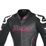 BELA-MONO 1 PC ROCKET LADY MIX K WHITE/BLACK/PINK - SECURTEX MOTOR SL (t/a MaximoMoto)