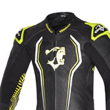 BELA-North Star 1 PC Suit Black/White/Fluorescent Yellow - SECURTEX MOTOR SL (t/a MaximoMoto)