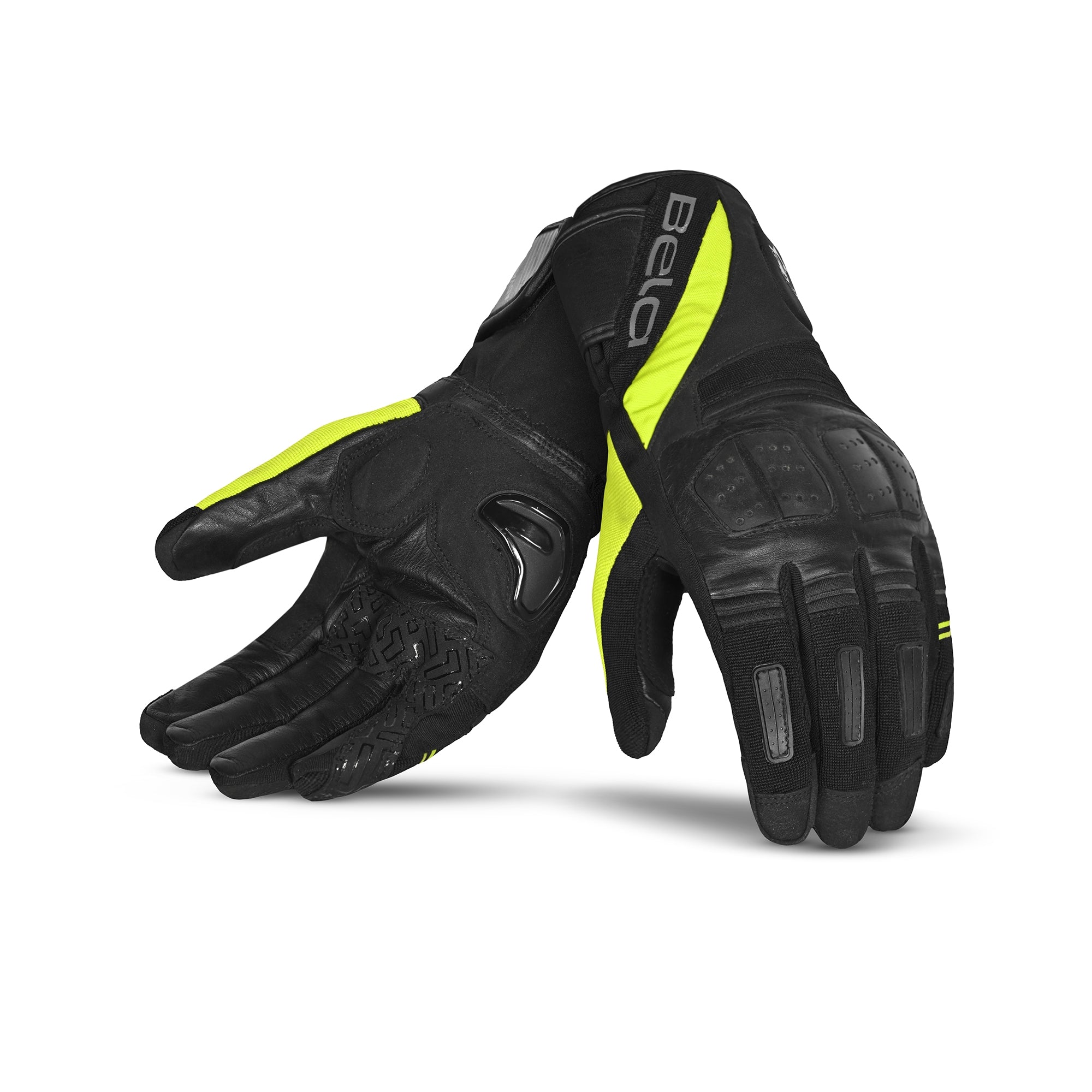 BELA - Highway Winter WP Lady Leather Glove Black/Fluor Yellow - SECURTEX MOTOR SL (t/a MaximoMoto)