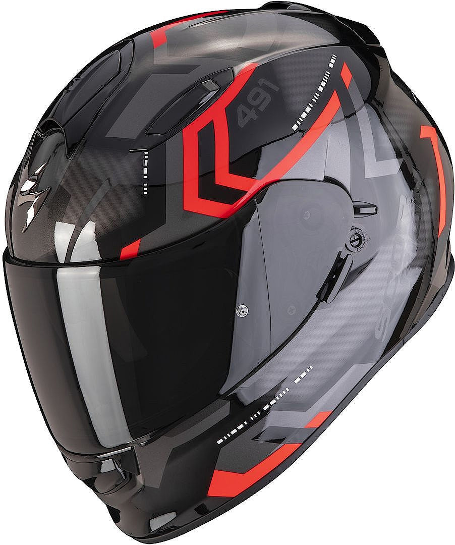 SCORPION - EXO 491 SPIN Red-Black - SECURTEX MOTOR SL (t/a MaximoMoto)