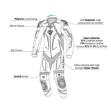 R-TECH Mono 1 PC RisingStar White/Black - SECURTEX MOTOR SL (t/a MaximoMoto)