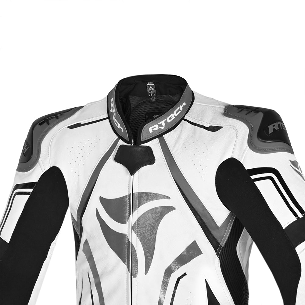 R-TECH Mono 1 PC RisingStar White/Black - SECURTEX MOTOR SL (t/a MaximoMoto)