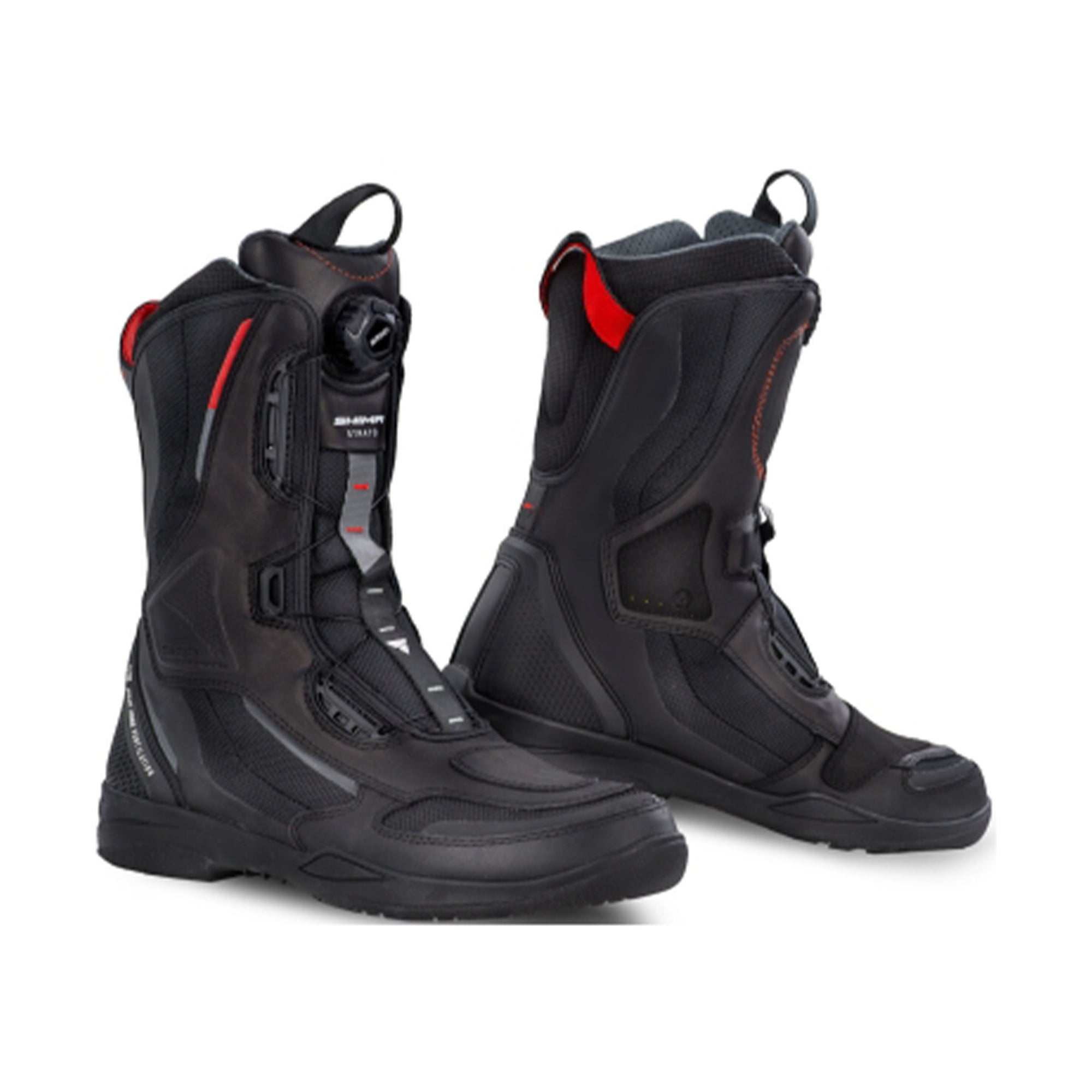SHIMA STRATO MEN BOOTS NEGRO ROJO - SECURTEX MOTOR SL (t/a MaximoMoto)