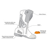 SHUA - Super Tech Leather Boots Black/Fluor Yellow - SECURTEX MOTOR SL (t/a MaximoMoto)