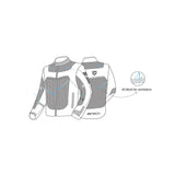 R-TECH - SPIRAL MESH TEXTILE JACKET BLUE/GREY/GREEN - SECURTEX MOTOR SL (t/a MaximoMoto)