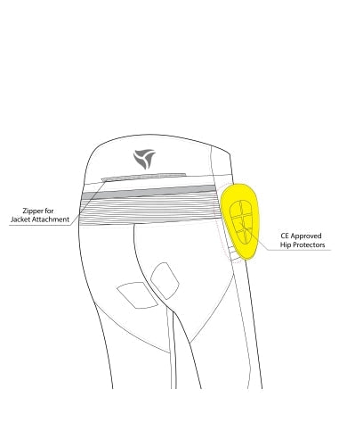 R-TECH - Pantalón Textil Spiral Touring Negro - SECURTEX MOTOR S.L (t/a MaximoMoto)