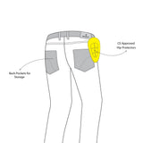 BELA - Jeans Tough Rider Random Blue - SECURTEX MOTOR S.L (t/a MaximoMoto)