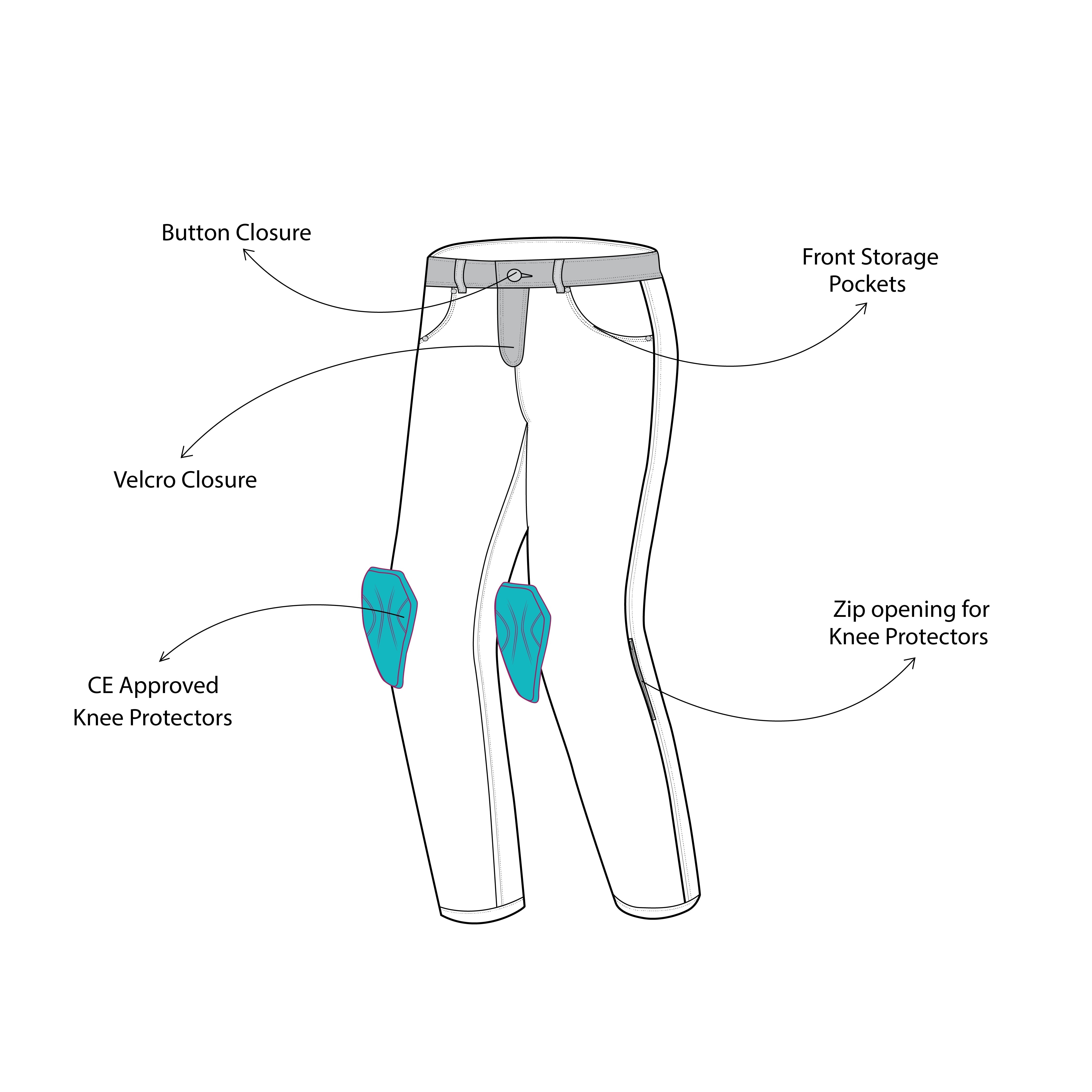 BELA - Pantalón Vaquero Tough Rider Random Blue - SECURTEX MOTOR S.L (t/a MaximoMoto)