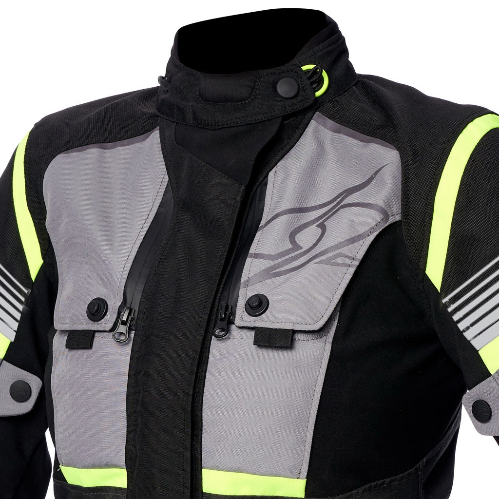 SPYKE Equator Dry Techno Lady Jacket Grey/Antra/Yellow - SECURTEX MOTOR SL (t/a MaximoMoto)