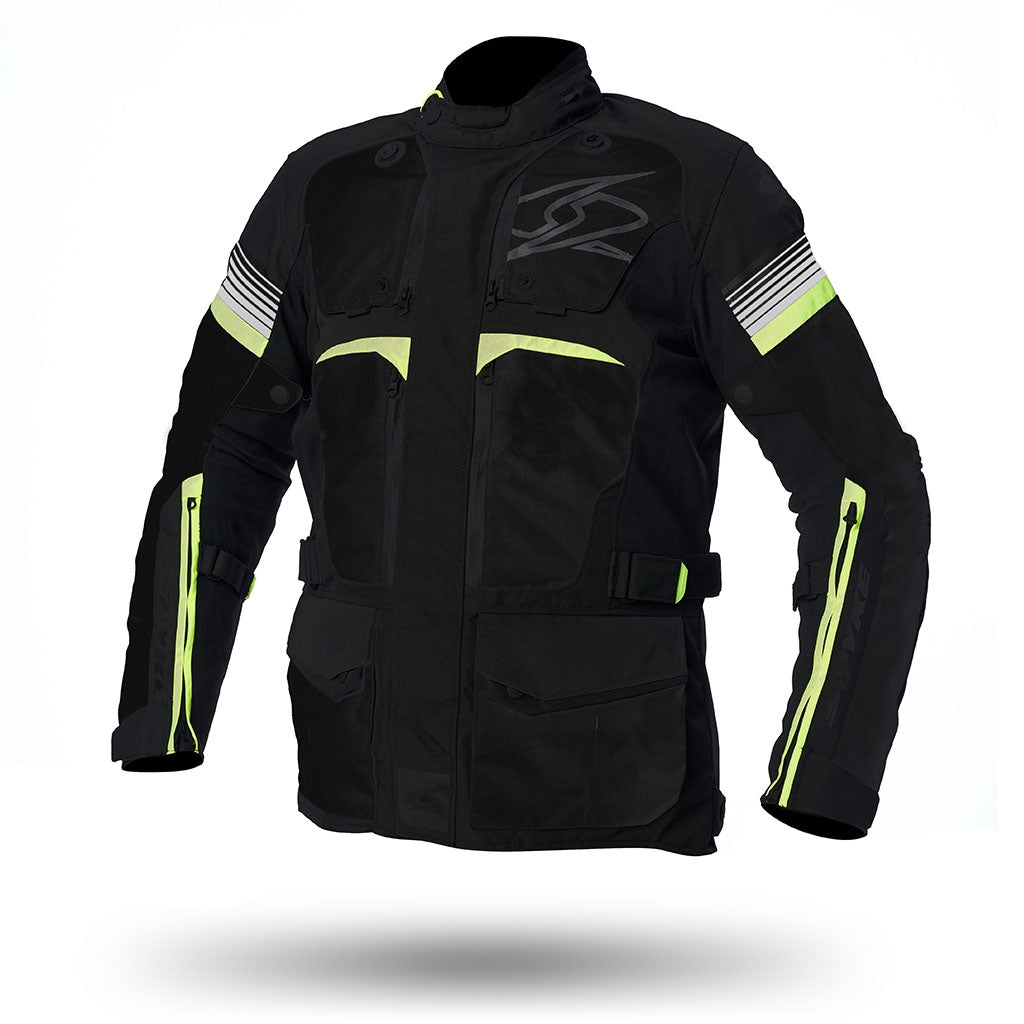 SPYKE Equator Dry Techno Man Jacket Black/Antra/Yellow - SECURTEX MOTOR SL (t/a MaximoMoto)