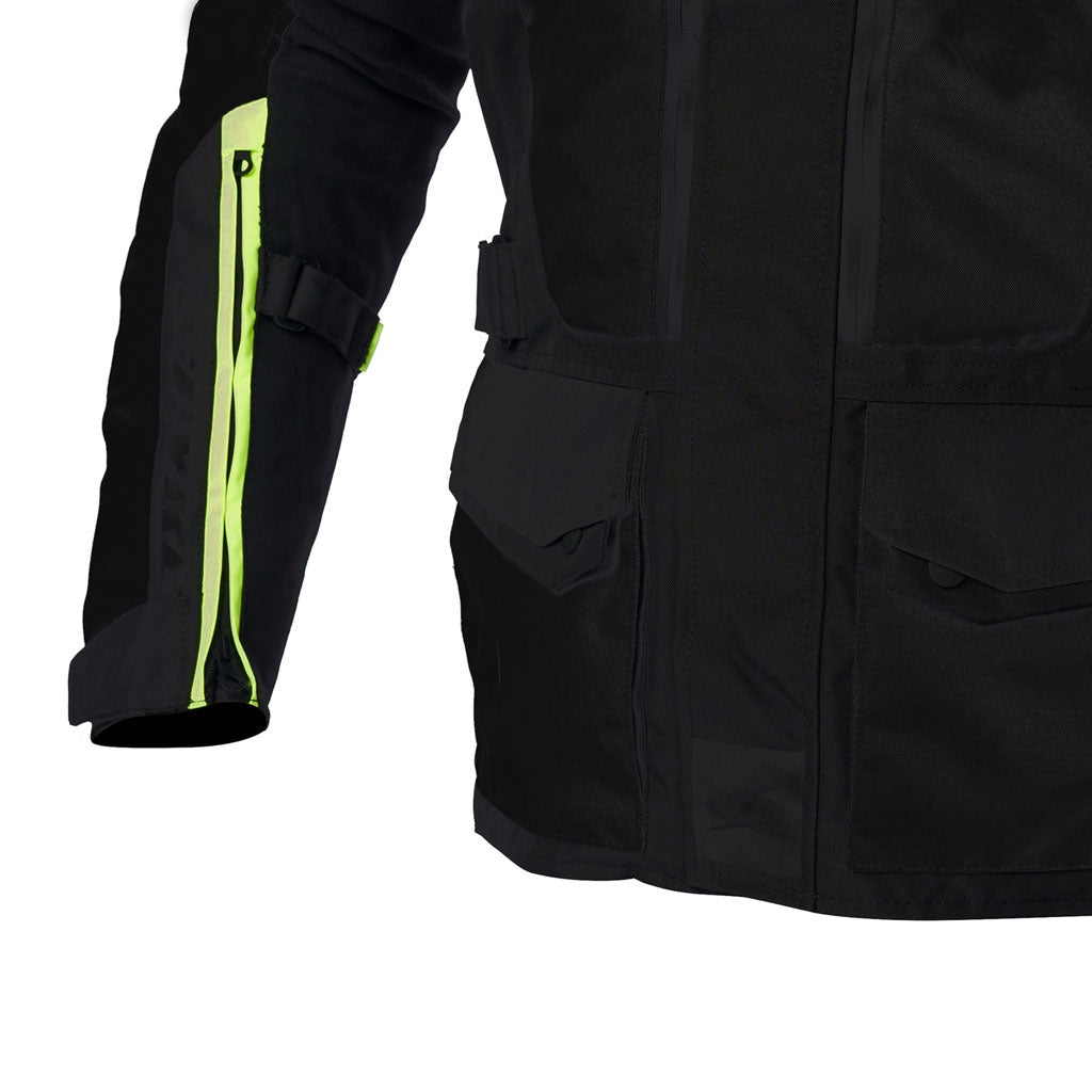 SPYKE Equator Dry Techno Man Jacket Black/Antra/Yellow - SECURTEX MOTOR SL (t/a MaximoMoto)