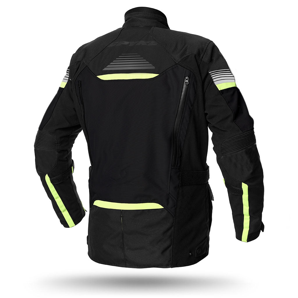 SPYKE Equator Dry Techno Man Jacket Black/Antra/Yellow - SECURTEX MOTOR SL (t/a MaximoMoto)