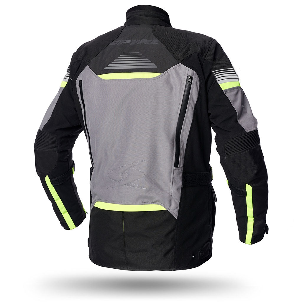 SPYKE Equator Dry Techno Man Jacket Grey/Antra/Yellow - SECURTEX MOTOR SL (t/a MaximoMoto)