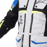 SPYKE Equator Dry Techno Man Jacket Grey/Blue/Yellow - SECURTEX MOTOR SL (t/a MaximoMoto)