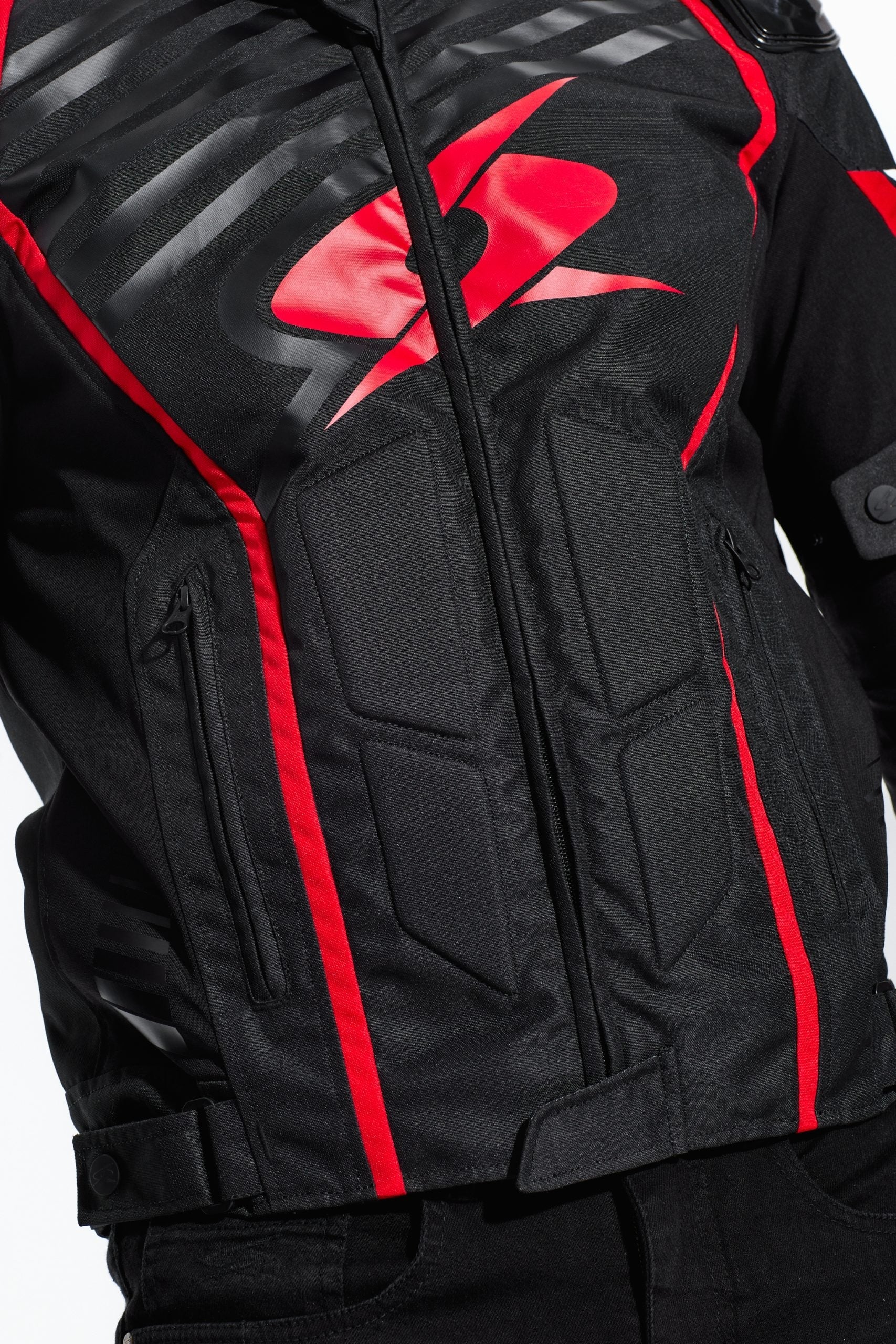 SPYKE Aragon Gt Dry Techno Man Jacket Negro/Rojo - SECURTEX MOTOR S.L (t/a MaximoMoto)