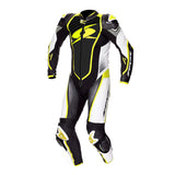 SPYKE - ARAGON RACE 1PC SUIT BLACK/WHITE/FLUO YELLOW - SECURTEX MOTOR SL (t/a MaximoMoto)
