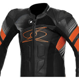SPYKE - ESTORIL RACE 1PC SUIT BLACK/WHITE/ORANGE - SECURTEX MOTOR SL (t/a MaximoMoto)