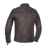Oxford Walton Men's Motorcycle Cow Leather Jacket Brown images