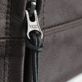 Oxford Walton Men's Motorcycle Cow Leather Jacket Brown images