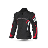 BELA HIGHLAND Textile Lady Jacket Black Ice Red