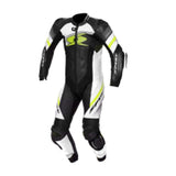 SPYKE - ESTORIL RACE 1PC SUIT BLACK/WHITE/FLUO YELLOW - SECURTEX MOTOR SL (t/a MaximoMoto)