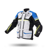 SPYKE Equator Dry Techno Man Jacket Grey/Blue/Yellow - SECURTEX MOTOR SL (t/a MaximoMoto)