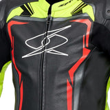 SPYKE - ASSEN RACE 2.0 1PC SUIT BLK/YELLOW FLUO/RED FLUO - SECURTEX MOTOR SL (t/a MaximoMoto)