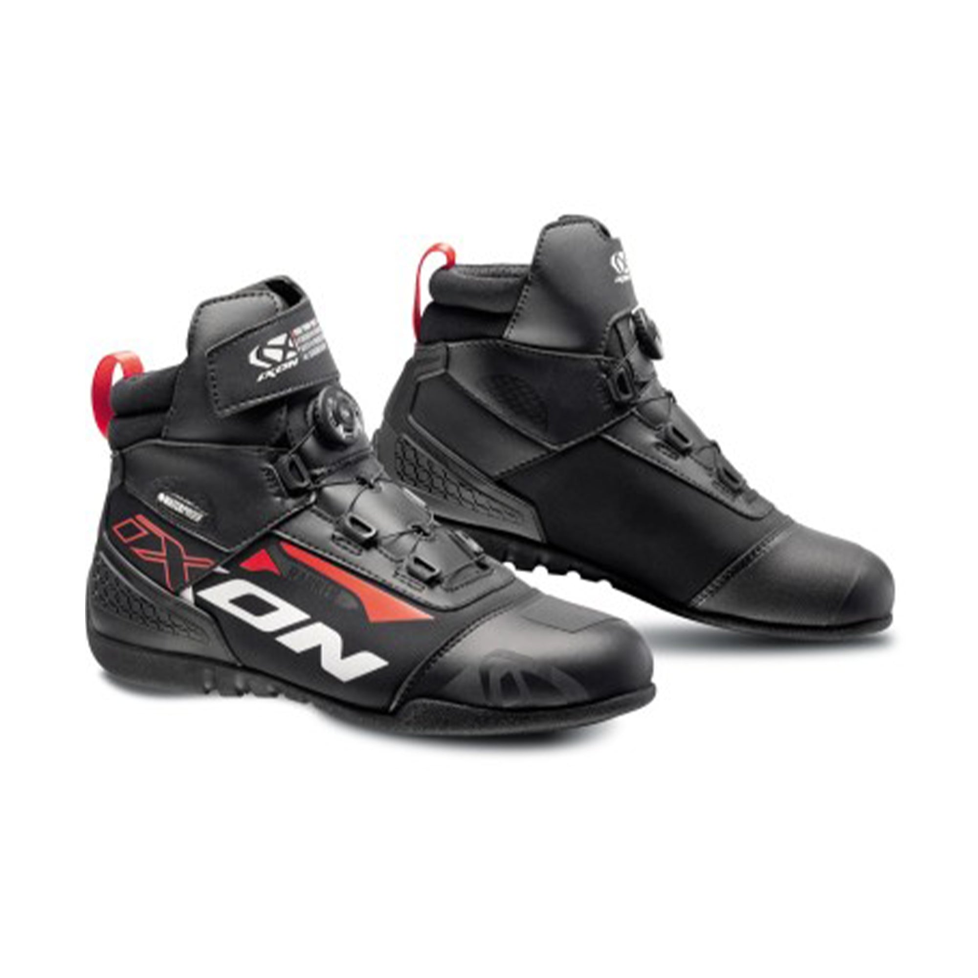 IXON- RANKER BOOTS WPBLACK/WHITE/RED - SECURTEX MOTOR SL (t/a MaximoMoto)