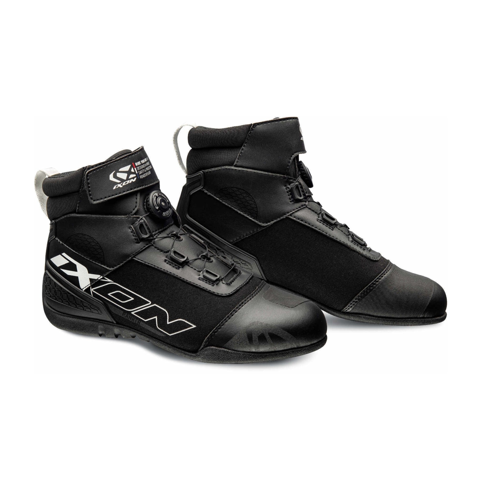 IXON- RANKER BLACK/WHITE BOOTS - SECURTEX MOTOR SL (t/a MaximoMoto)