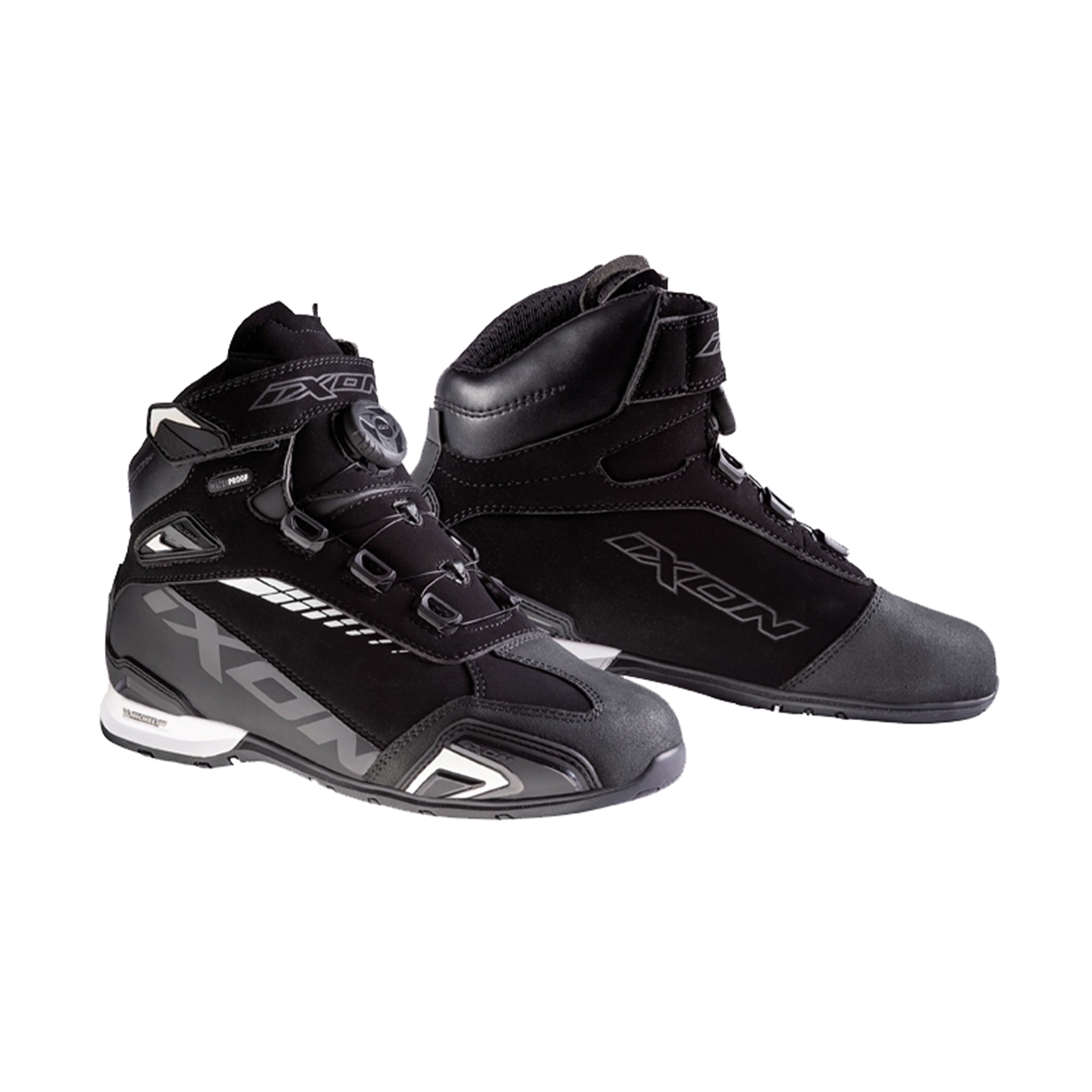 IXON- BULL WP LADY BLACK/WHITE BOOTS - SECURTEX MOTOR SL (t/a MaximoMoto)