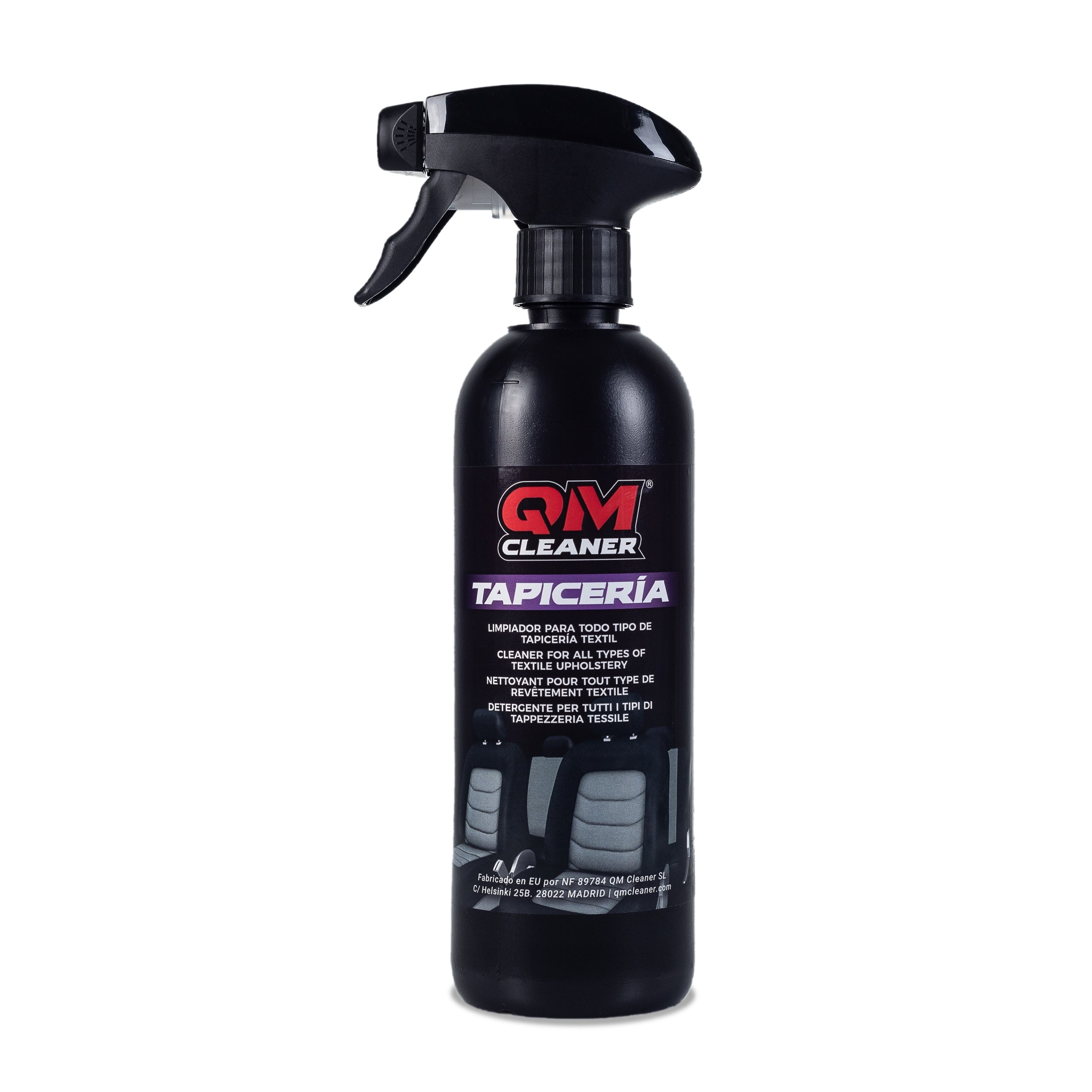 QM Upholstery Cleaner | Upholstery cleaner for vehicles and homes - SECURTEX MOTOR SL (t/a MaximoMoto)
